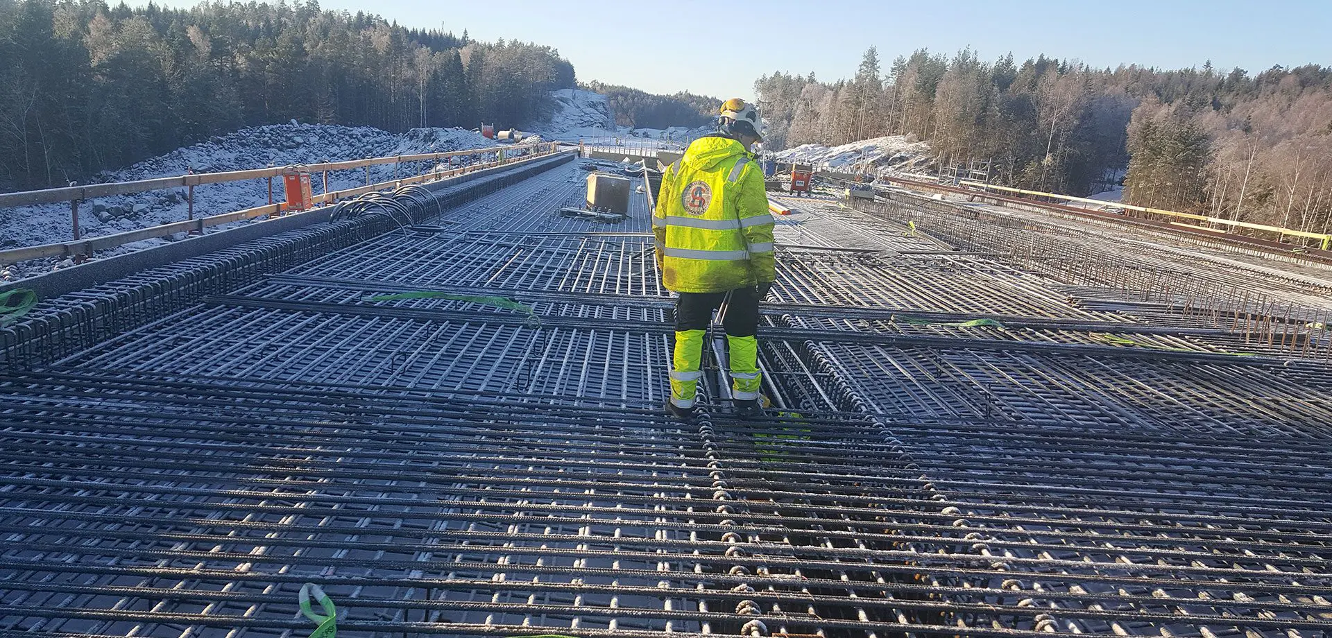 Overbygning Mørkoppdalen Bru E18 Arendal-Kristiansand